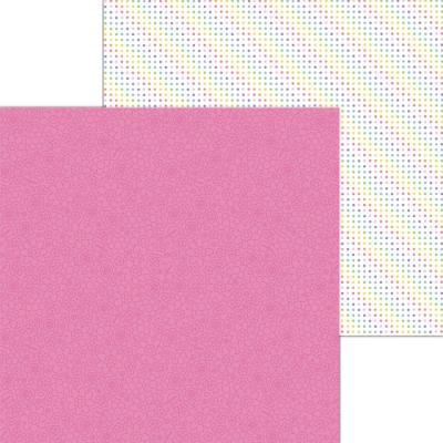 Doodlebug Fairy Garden Designpapier - Pink Posies